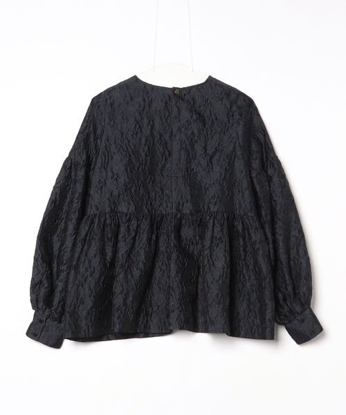 「UNITED ARROWS」 長袖ブラウス 38 ネイビー レディースの画像