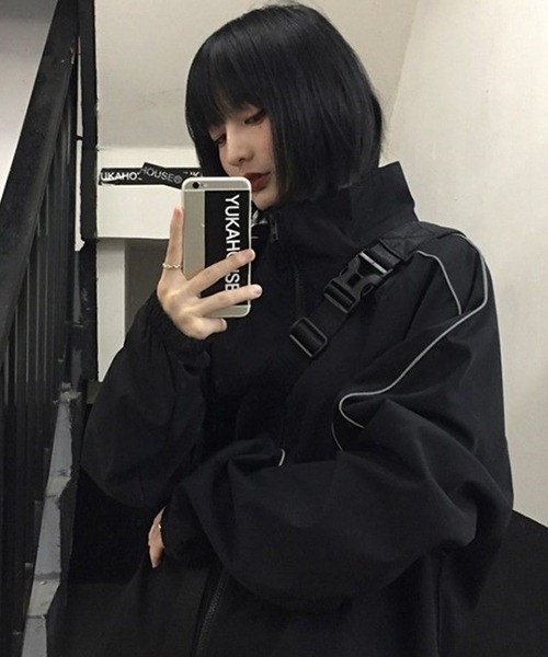 「c.u.l」 ブルゾン FREE ブラック レディース_画像7