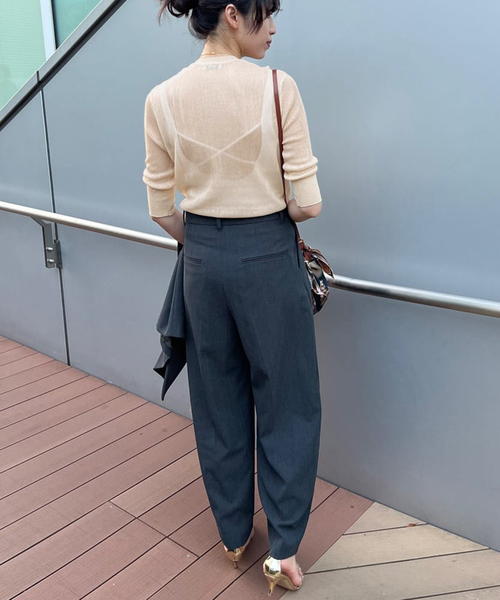 「journal standard L'essage」 7分袖ニット FREE グレー レディース