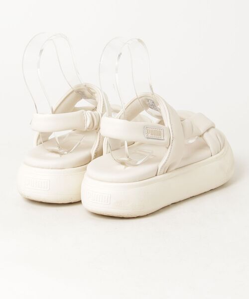「PUMA」 フラットサンダル 22cm ベージュ レディース_画像2