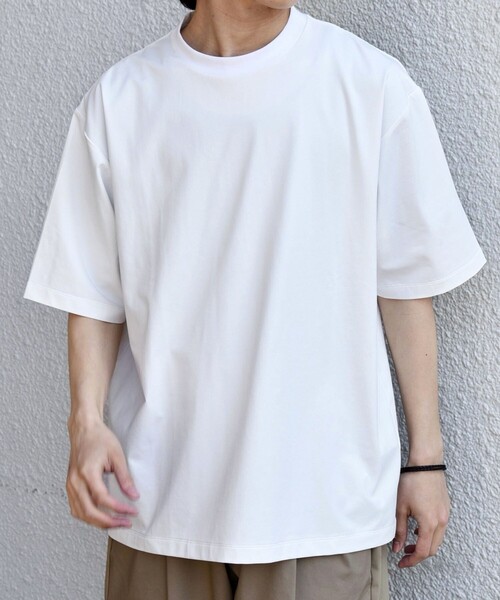 SHIPS any tシャツ any:「遮熱」SOLAMENT(R) クルーネック リラックス