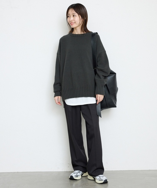 「SLOBE IENA」 イージーパンツ 40 ブラック レディース_6