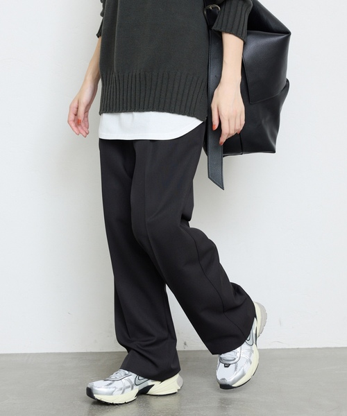 「SLOBE IENA」 イージーパンツ 40 ブラック レディース_9