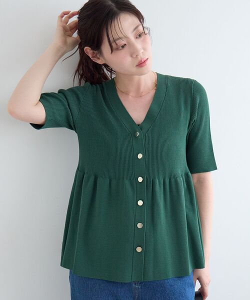 ニット セーター TORRAZZO DONNA別注フレアラインリブニット レディースの画像
