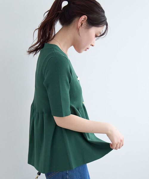 ニット セーター TORRAZZO DONNA別注フレアラインリブニット レディースの画像