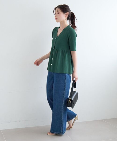 ニット セーター TORRAZZO DONNA別注フレアラインリブニット レディースの画像