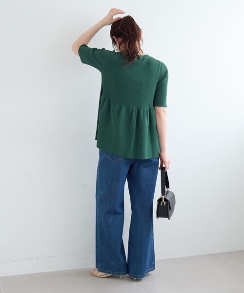 ニット セーター TORRAZZO DONNA別注フレアラインリブニット レディースの画像