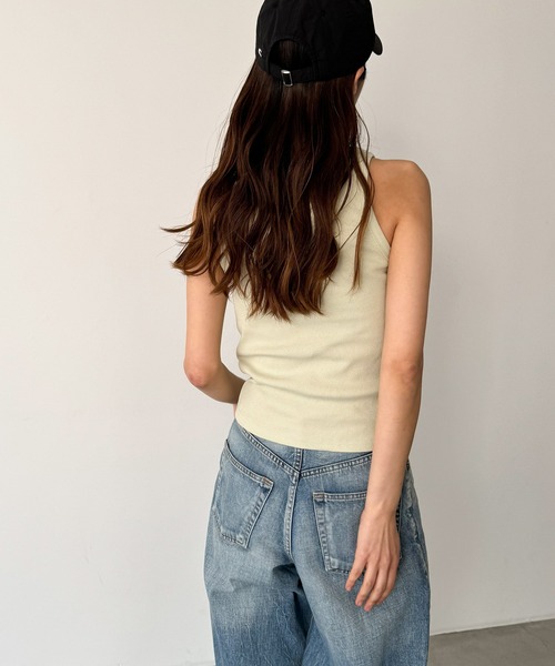 「CANAL JEAN」 「El mar」ノースリーブトップス ONE SIZE ホワイト レディース_画像2