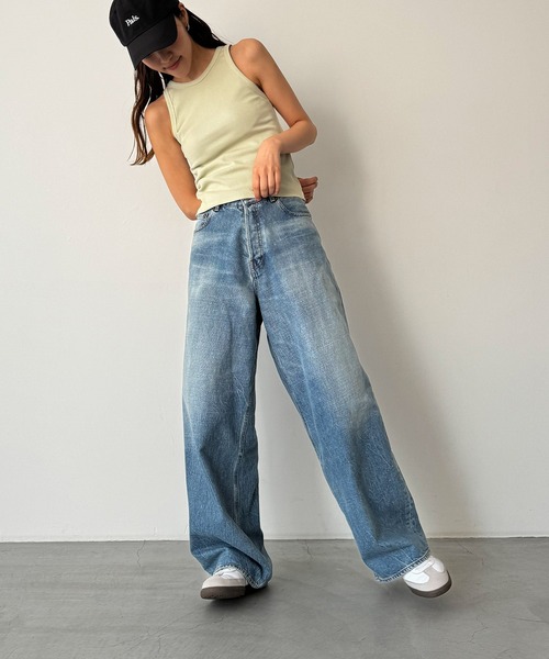 「CANAL JEAN」 「El mar」ノースリーブトップス ONE SIZE ホワイト レディース_画像3