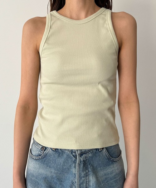「CANAL JEAN」 「El mar」ノースリーブトップス ONE SIZE ホワイト レディース_画像9