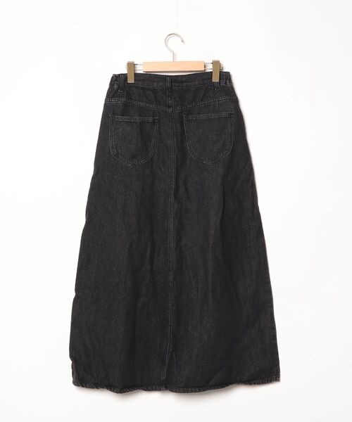 「SELECT LEVERY」 「nod」デニムスカート MEDIUM ブラック レディース_画像2