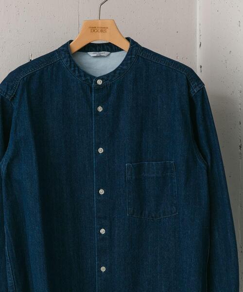 「URBAN RESEARCH DOORS」 長袖シャツ LARGE ブラック メンズ_画像2