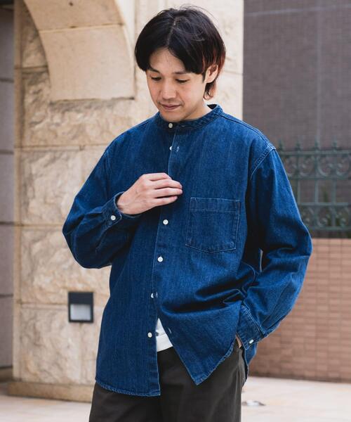 「URBAN RESEARCH DOORS」 長袖シャツ LARGE ブラック メンズ_画像3