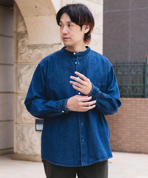 「URBAN RESEARCH DOORS」 長袖シャツ LARGE ブラック メンズ_画像4