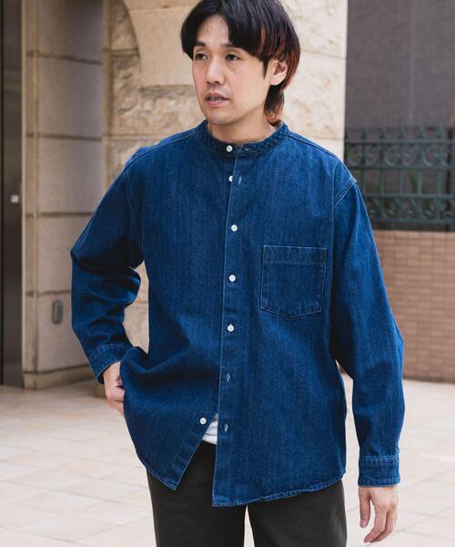 「URBAN RESEARCH DOORS」 長袖シャツ LARGE ブラック メンズ_画像5