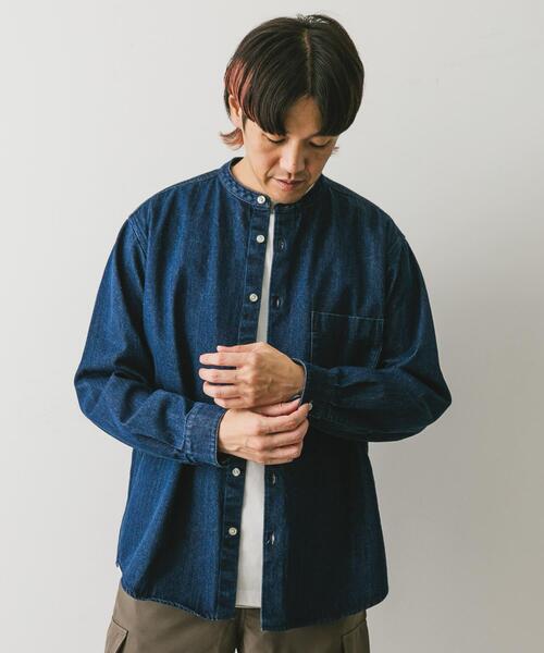 「URBAN RESEARCH DOORS」 長袖シャツ LARGE ブラック メンズ_画像9