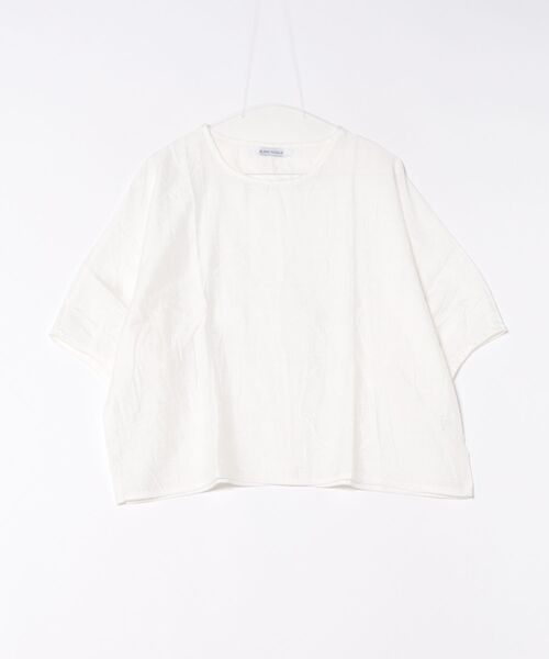 「BLANC FICELLE」 7分袖ブラウス X-LARGE ベージュ レディース_画像3