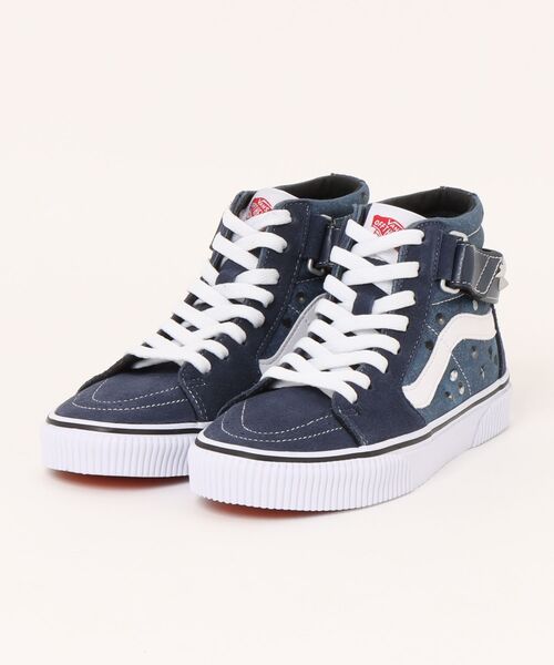 VANS（ヴァンズ） ハイカットスニーカー 8h ブルー メンズ : ZOZOTOWN