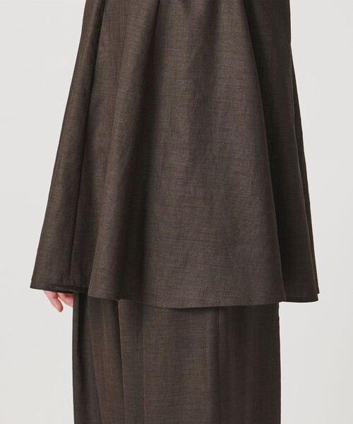 ブラウス シャツ 「MARW UNITED ARROWS」フレア ノースリーブ ブラウス UVカット・接触冷感 レディースの画像