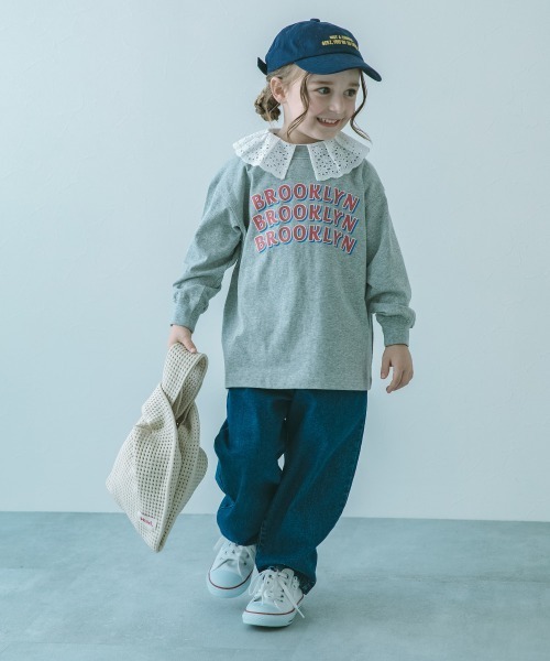 「devirock」 「KIDS」長袖ワンピース 120cm ベージュ キッズ_画像5