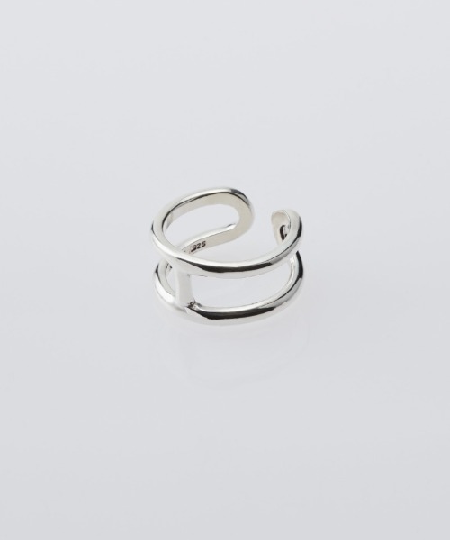 指輪 リング 「WEB先行予約」「XOLO JEWELRY/ショロジュエリー」 Hモチーフ シルバーリング メンズの画像