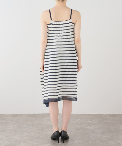 ワンピース 「ODAKHA / オダカ」asymmetry striped seemles dress | ODAKHA | 12
