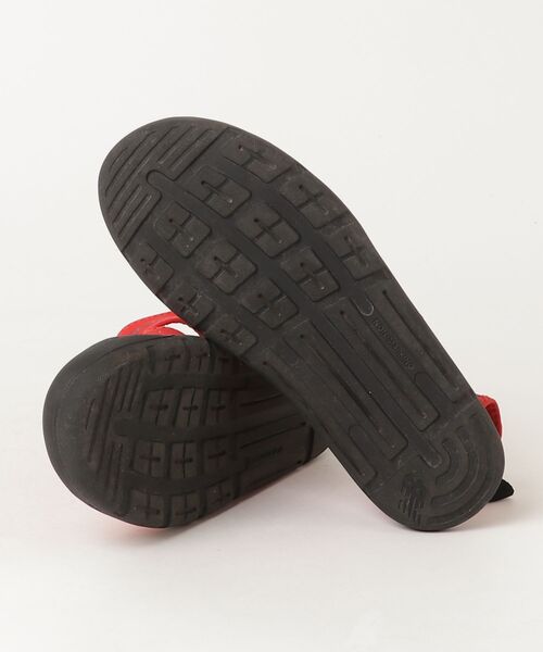 「New Balance」 フラットサンダル 22cm レッド レディース_画像3