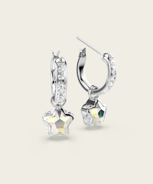 Swarovski/ドロップピアス/ほぼ新品未使用/片耳のみ SWAROVSKI（スワロフスキー） ピアス 「公式」「スワロフスキー