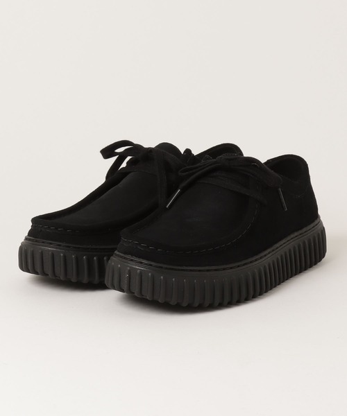 「Clarks」 シューズ UK7.5 ブラック メンズ_画像5