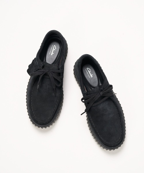 「Clarks」 シューズ UK7.5 ブラック メンズ_画像9