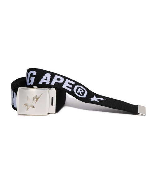 A BATHING APE（アベイシングエイプ） ベルト LOGO GI BELT メンズ