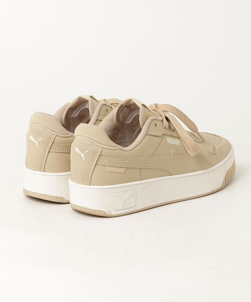「PUMA」 ローカットスニーカー 25cm ベージュ レディース_画像2