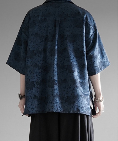 「KUUUPY」 半袖シャツ MEDIUM ブルー メンズ_画像4