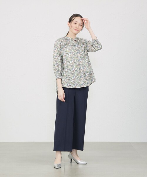 「AMACA」 パンツ 38 ベージュ レディース_画像3