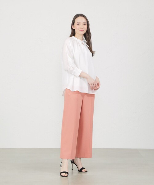 「AMACA」 パンツ 38 ベージュ レディース_画像6