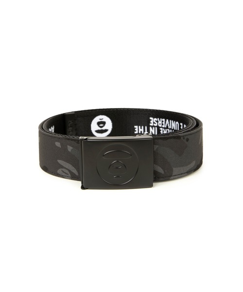 オ*ン様 レア⭐︎日本製　A BATHING APE ベルト ブラック AAPE BY A BATHING APE（エーエイプバイアベイシングエイプ） ベルト