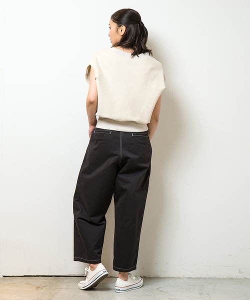 「SETTO」 パンツ 26inch ブラック メンズ_画像5