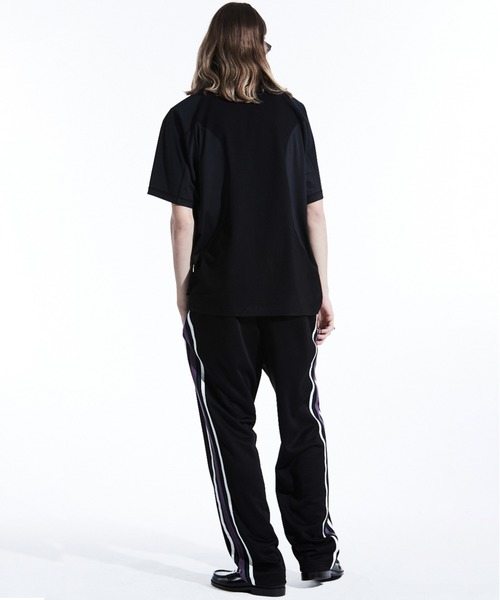 Tシャツ・カットソー LMC CURVED LINE TEE lime 0LM45STS703LME CURVED LINE TEE black - LMC | 엘엠씨