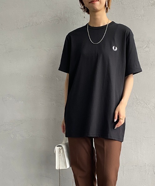 フレッドペリー ワンポイントロゴ刺繍Tシャツ FRED PERRY tシャツ 「FRED PERRY/フレッドペリー」 ツイン