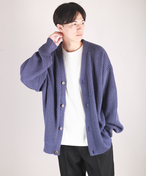 WESTSEA（ウエストシー） カーディガン モヘヤタッチ ボリューム