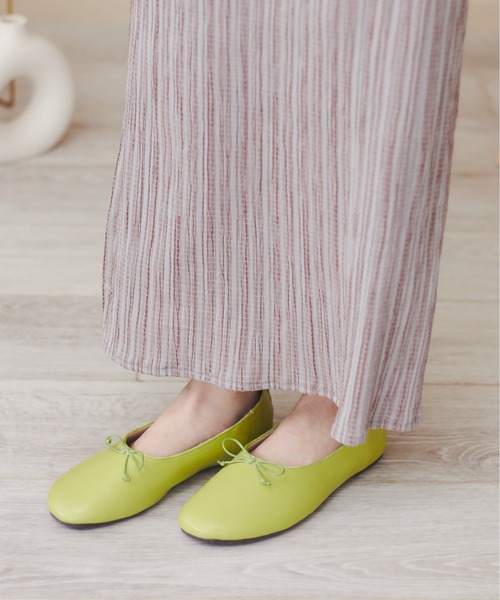 ANGIE バレエシューズ パンプス 甲深 バレエシューズ : ZOZOTOWN Yahoo