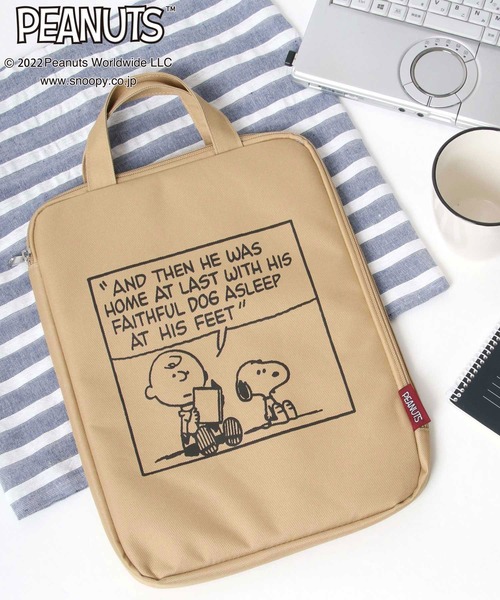 PEANUTS バッグインバッグ タブレットケース 入学式 PEANUTS