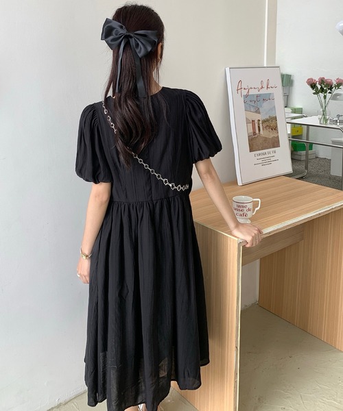 ワンピース 半袖 パフスリーブワンピース : ZOZOTOWN Yahoo!店 - 通販