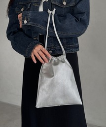 ショルダーバッグ バッグ 2WAY巾着ミニショルダーバッグ レディース