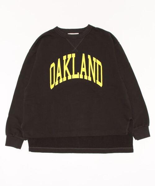 tシャツ BIBMILK SIDE SLIT SWEAT ＃OAKLAND レディース