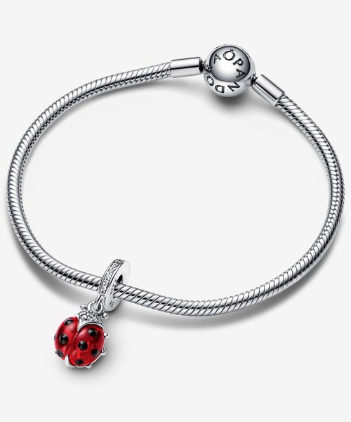 PANDORA チャーム てんとう虫 ダングル レディース : ZOZOTOWN