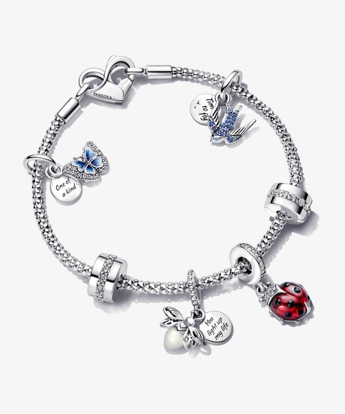 PANDORA（パンドラ） チャーム てんとう虫 ダングル チャーム