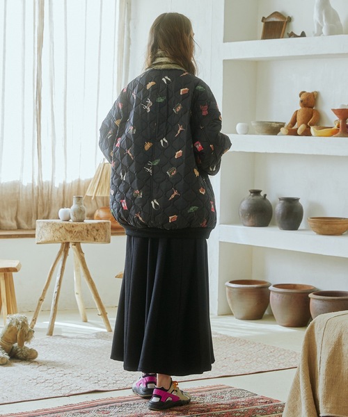 bedsidedrama ジャケット ブルゾン Barn Antique Quilting