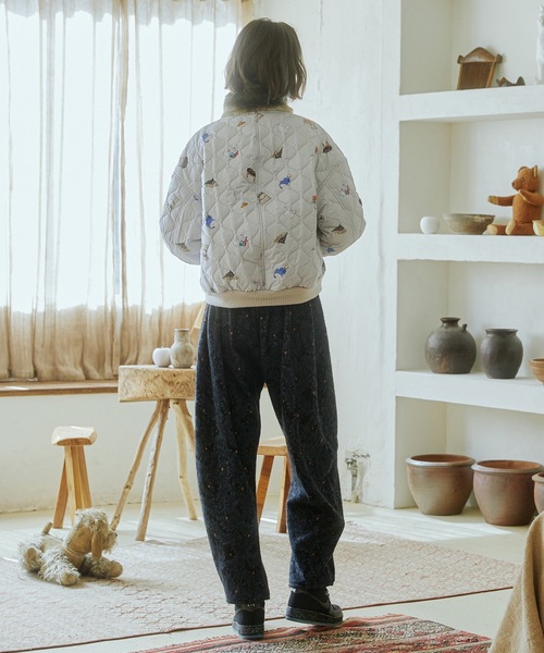 bedsidedrama ジャケット ブルゾン Barn Antique Quilting