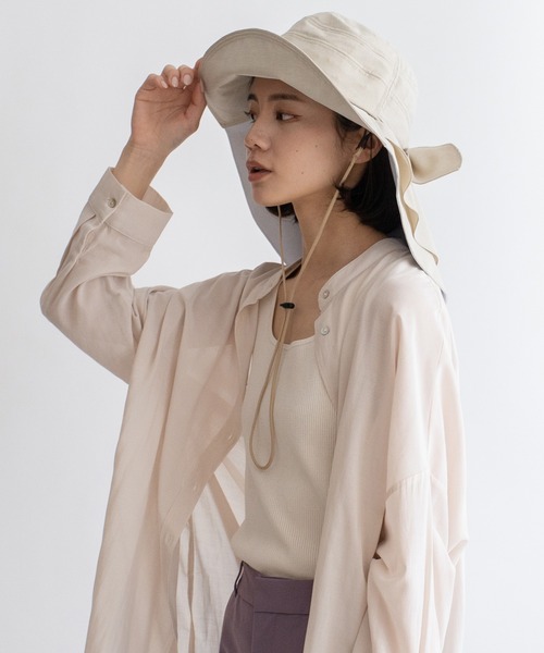 雨合羽.鼻毛カッター敷パッド2.ウィッグ.ハット VitaFelice（ヴィータフェリーチェ） 帽子 ハット uvカット 紫外線